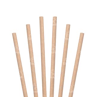 5.75" Bar Stir, Natural Kraft - $0.025/pcs
