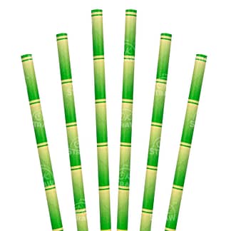 7.75" Bamboo Straw, Jumbo Size - $0.02/pcs