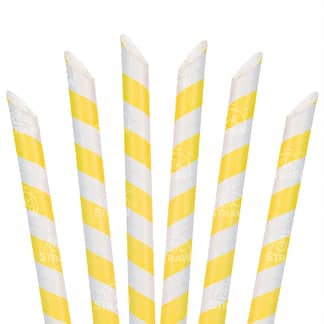 Whaline 200Pcs Bumble Bee Paper Straws Summer Honey Bee Yellow White  Disposable Straws Stripe Patterned Drinking Well Crafted Straws for Juices  Shakes