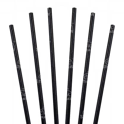 10" Giant Long Straw, Black - $0.05/pcs