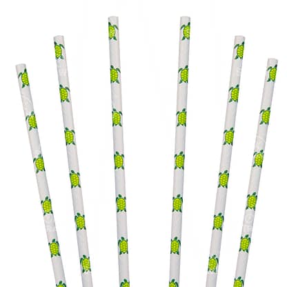 7.75" Sea Turtle Straw - $0.02/pcs