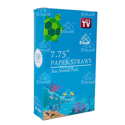 Sea Animal Straws - Party Supply, 150pcs - Image 2